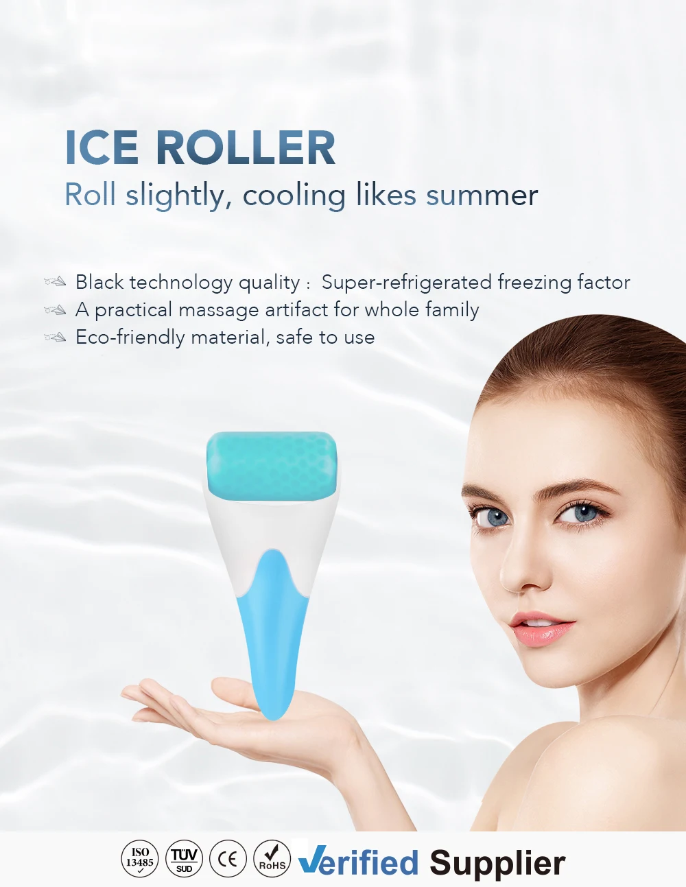 Freeze Ice Roller For Face Skin Cooling Facial Ice Roller Buy Ice