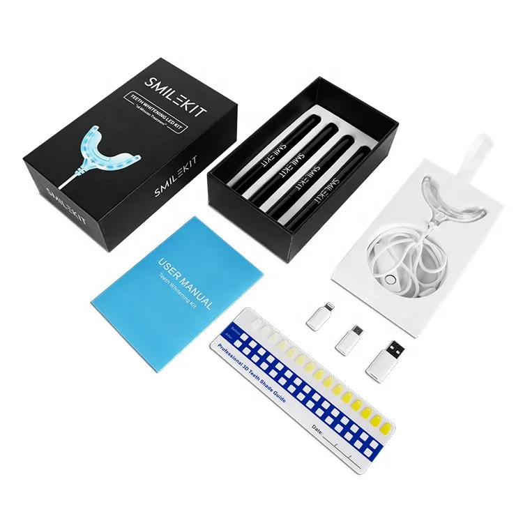 Smilekit Smart 16 LED Light Non Peroxide Teeth Whitening Kit Led