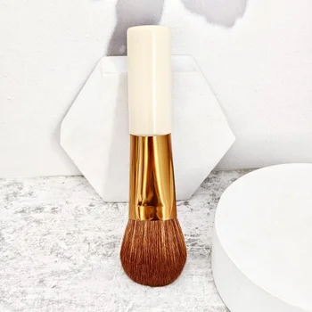 Short handle Blush Brush Ultra Soft Loose Brush Travel portable Makeup brush Face concealer Base