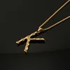 Gold single pendant-K