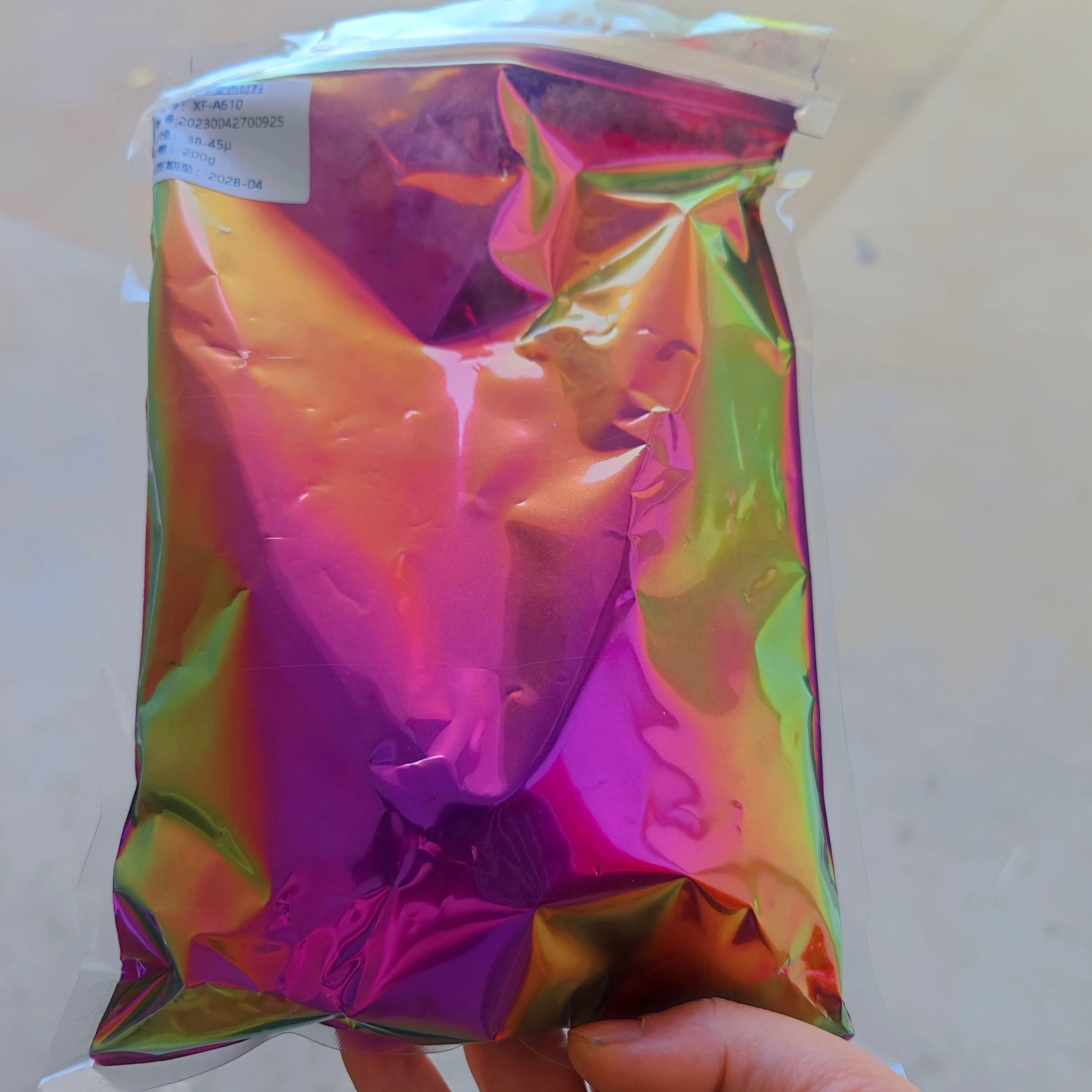 Intense Chrome Red Yellow Green Super Shifting Chameleon Pigment/colorshift Pigment for Car Paint/Watercolor/Slime/Epoxy Resin