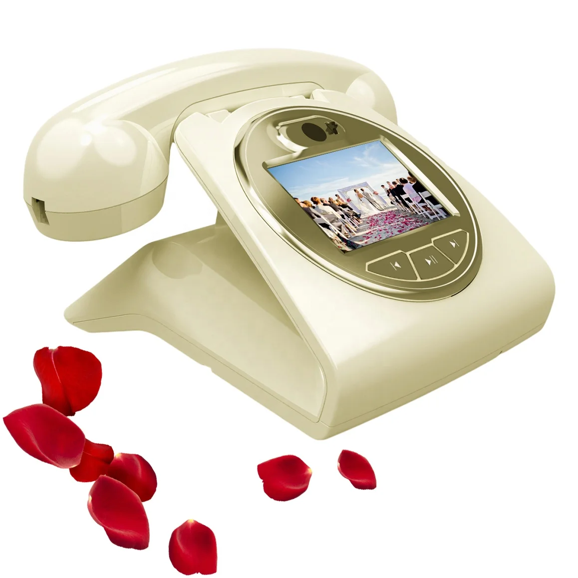 2024 Wedding Audio Video Guestbook Vintage Retro Phone