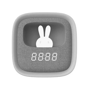 Promotional LED Digital Desk Table Clock Rechargeable Alarm Clock with Night Light