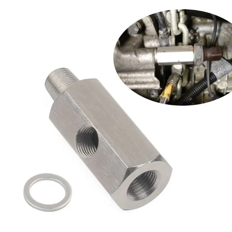 Stainless Steel Oil Pressure Sensor Tee Adapter – M12 X 1.5 To 1/8 NPT For Turbo Feed Lines & Gauges