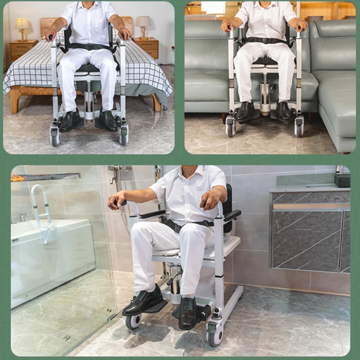Uzyw07 Elderly Hydraulic Transfer Lift Seat Chair Transfer Patient