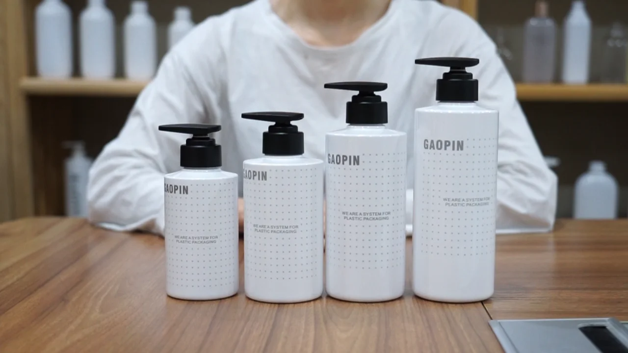 Custom Shampoo And Conditioner Bottles 300/400/500/600ml Pet Plastic