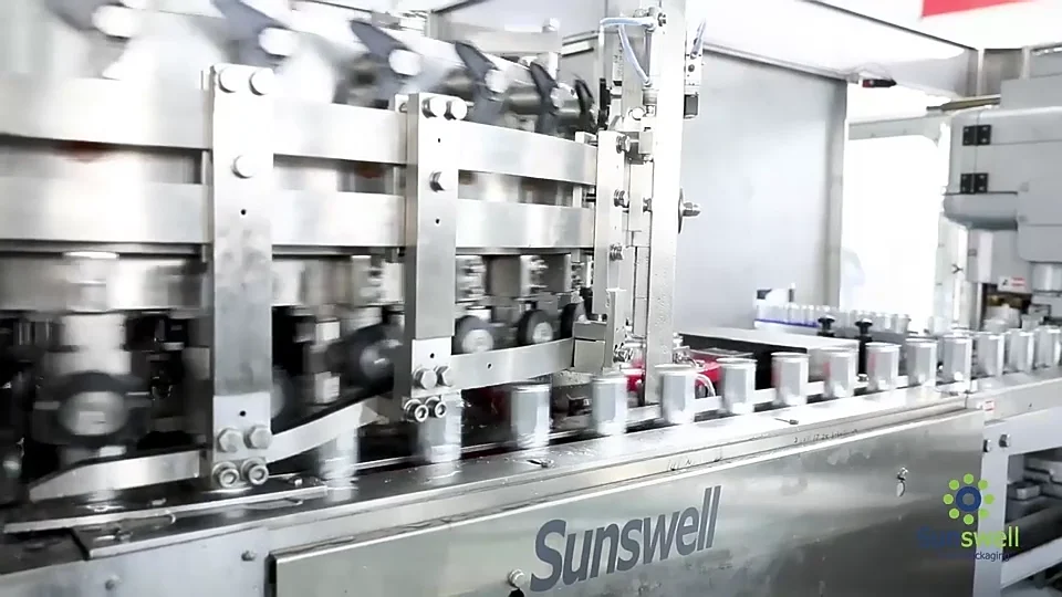 Beer Can Filling Line Carbonated Production Line Beverage Can Filling