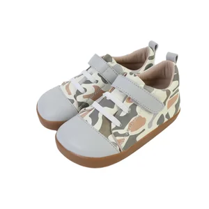 Babyhappy Hot Selling Genuine Leather Barefoot Sneakers for Kids Respectful Ergonomic Design Slip-On Closure for Casual Walking