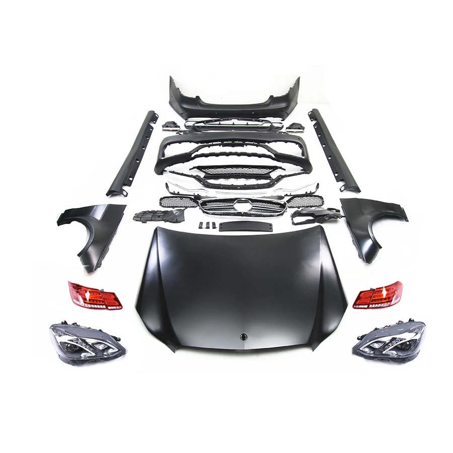 W212 Car Bumpers For E200 E300 E250 E63 Upgrade Body Kits E Class