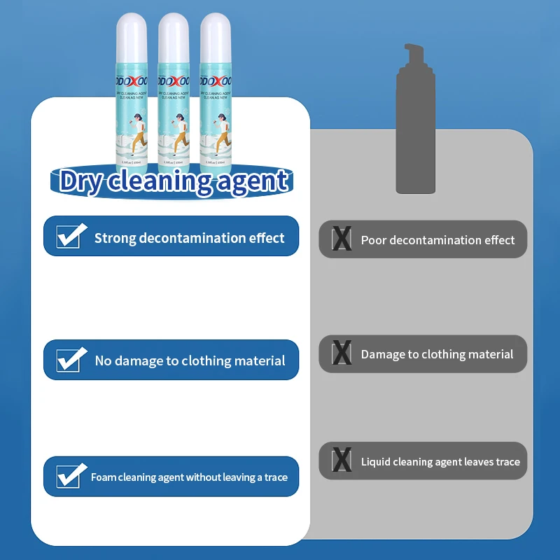 100ML Foam Cleaner Garment Cleaning Down Jacket Dry Cleaning  Cleaner