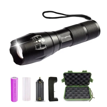 LED Flashlight Zoomable Dimming XML T6 Flashlight Tactical For Hunting