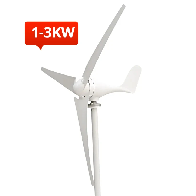 High Quality 3000 Watt Wind Generator Horizontal 48V 3 Blades 3kw Wind Turbine Price