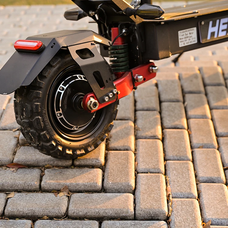 Hezzo New 11 60v 5600w Dual Motor Off Road Escooter 40ah Lg Foldable Two Wheel Electric Scooter 1033