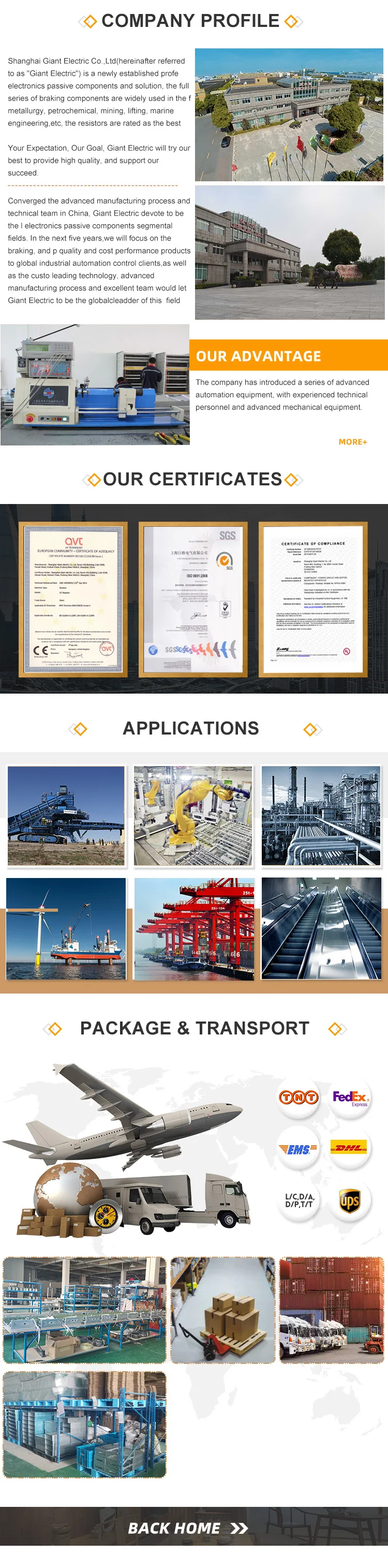 High Voltage Damping Resistor For Electrostatic Precipitator 1000w