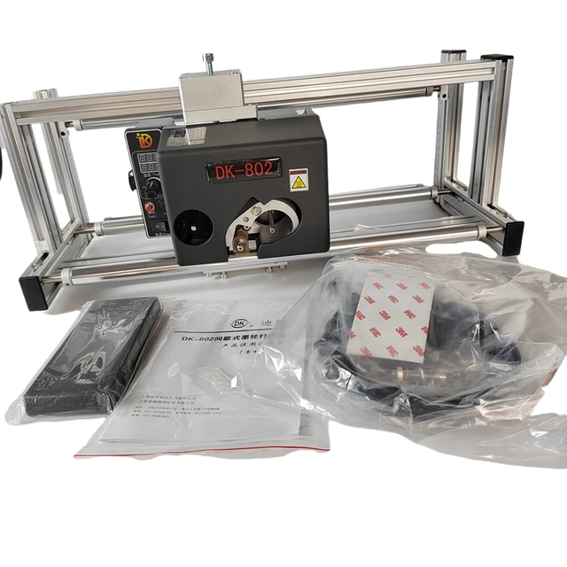 DK801/802 Intermittent Ink Wheel Coding Machine with Vertical Packaging Replaces HP241 Ribbon Coding Machine