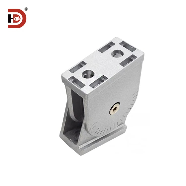Industrial Aluminum Profile Accessories 2040/3060/4080 Aluminum Alloy Movable Hinge Aluminum Closed Connection Fixing Parts details