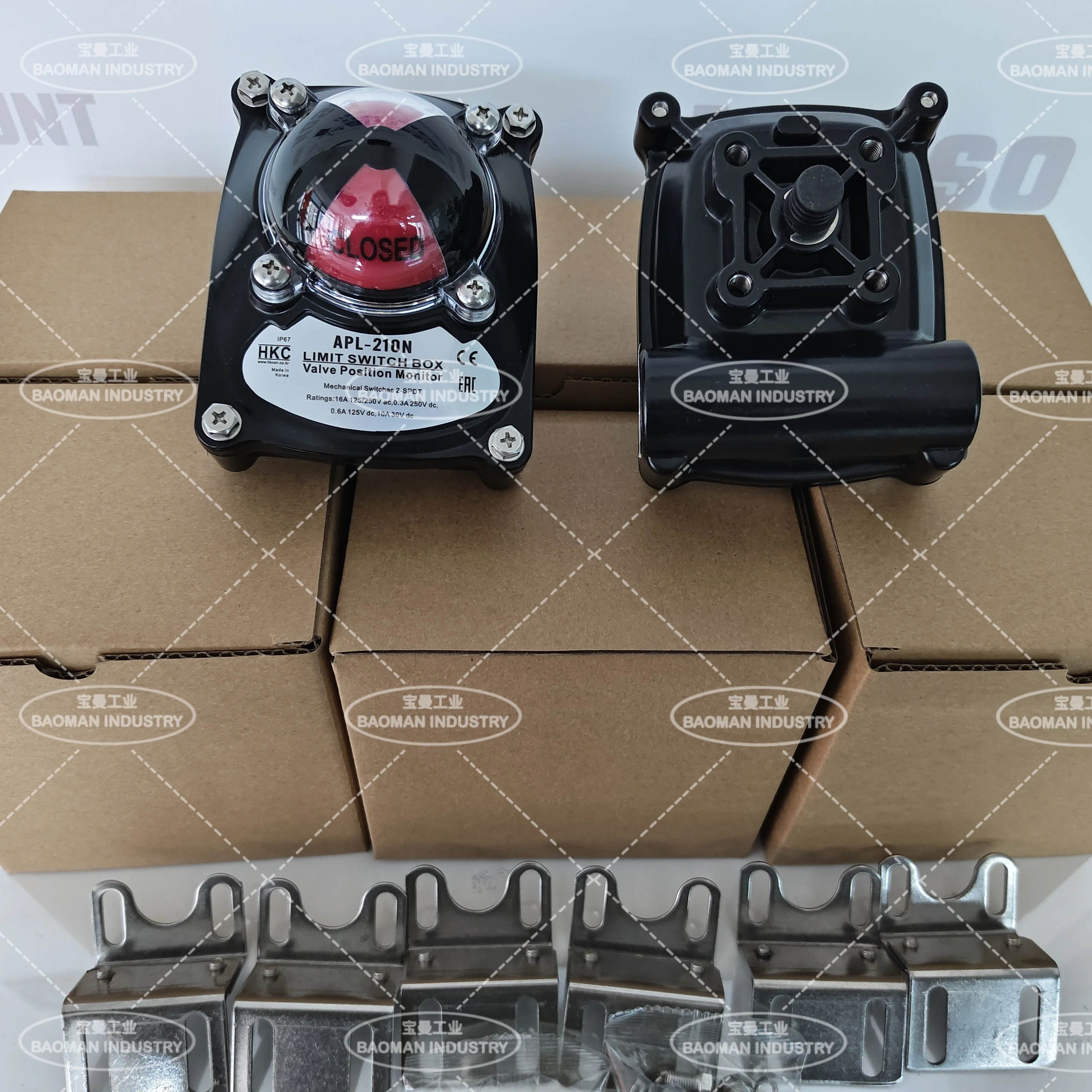 Original HKC Valve Limit Switch Box APL-4 Series Explosion Proof ...