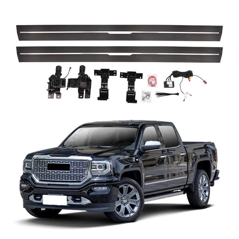 Factory Direct Sales Aluminum Alloy Non-slip Electric Side Step for GMC Sierra Running Board