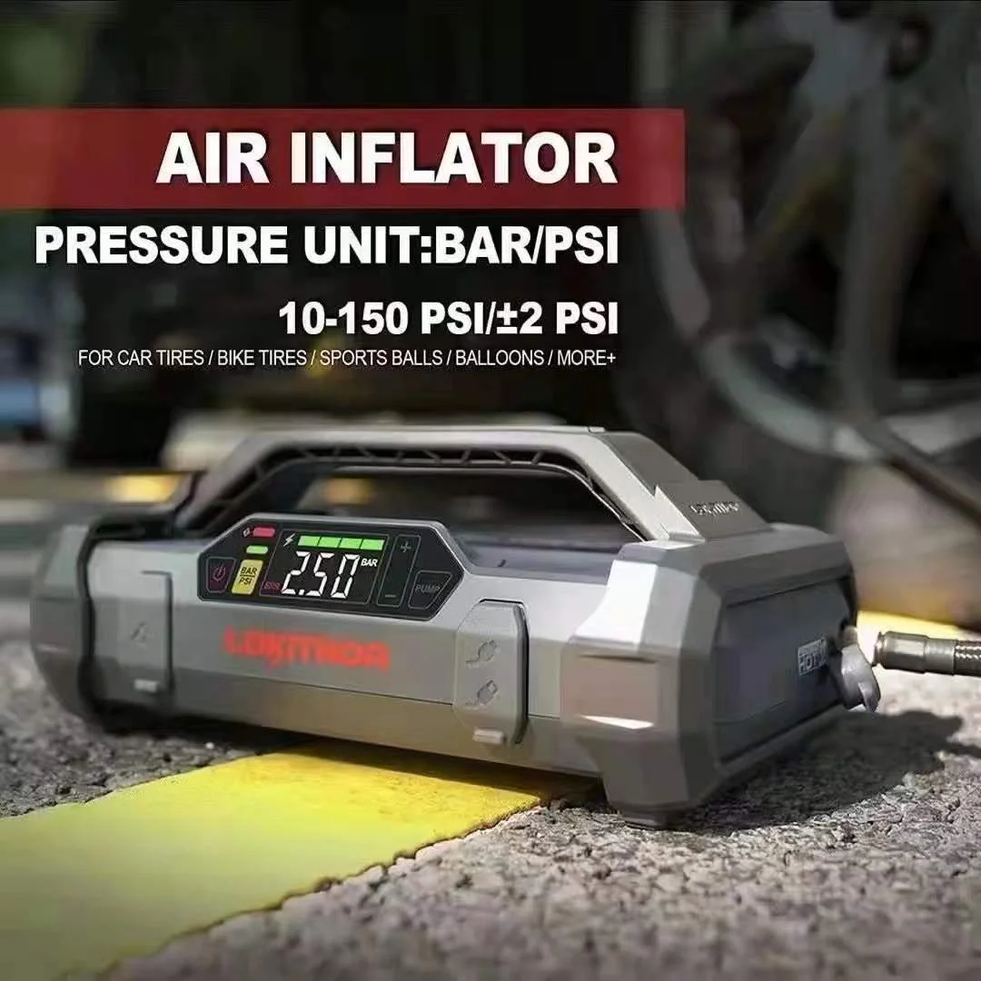 Умный автомобиль скачок стартер 12V 2000A 20000mAh батареи аварийного питания с 180 дней в режиме ожидания банка авто усилитель измерения напряжения воздуха