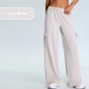 Lime-White - Wide Leg