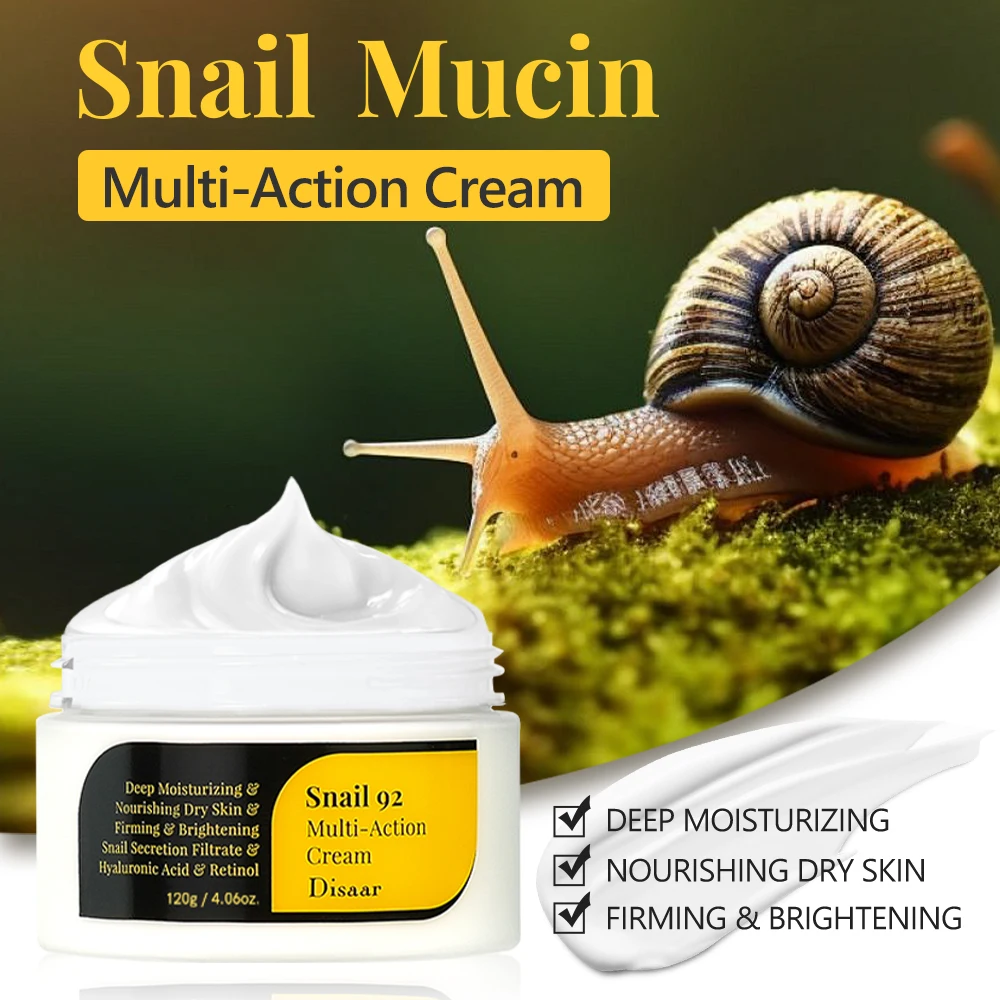 Best Snail Mucin Multi-action Cream Advanced Snail 92 All in One Cream White Repair Facial Moisturizing Cream for Fair Skin
