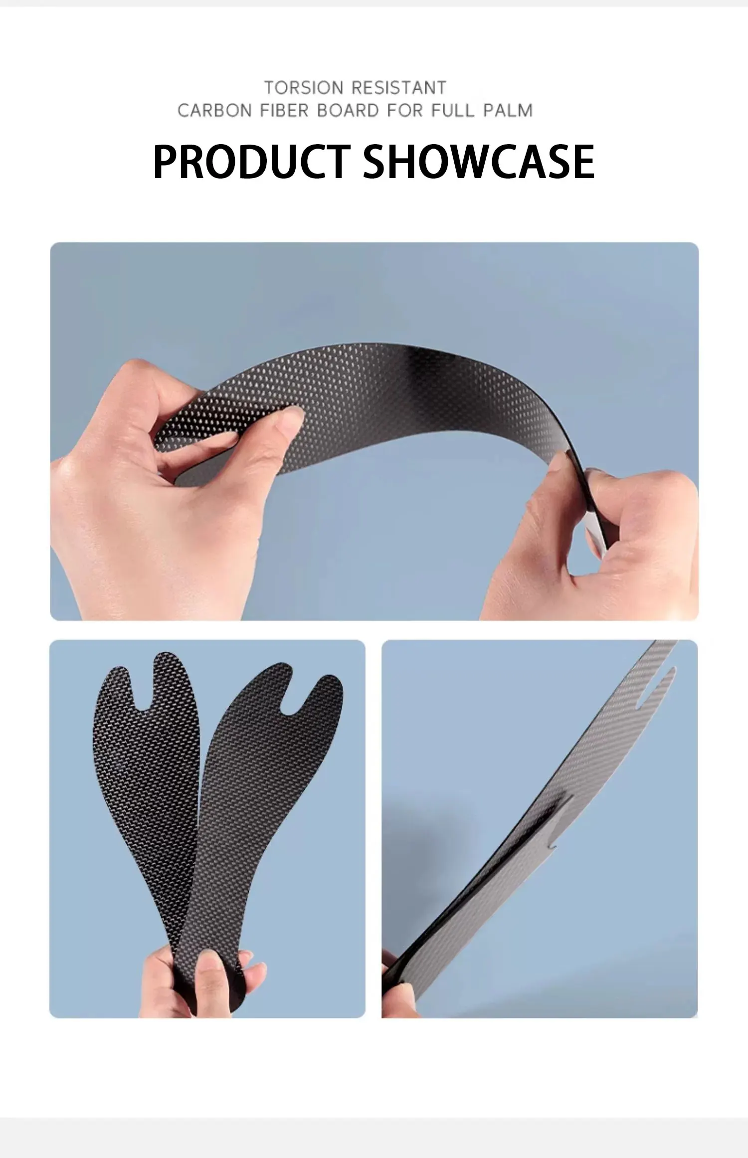 DIY Self-Adhesive Carbon Fiber Plate Insoles for Rebound