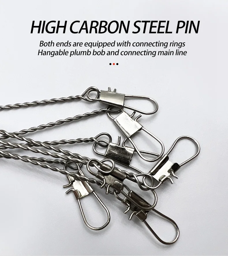 Steel Leader Rigs Stainless Steel Fishing Rigs - Durable Trace Leaders