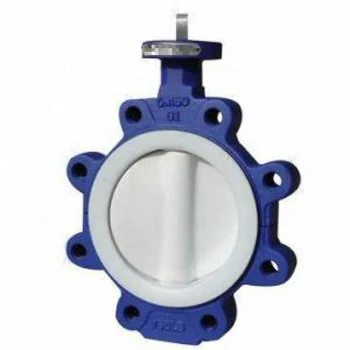 Veyron Tianjin stainless steel wafer type manual pneumatic electric Ptfe Lined Butterfly Valve Manufacturers In Stock pn16 dn100