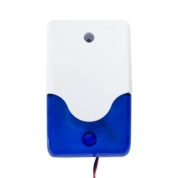 Alarm Small Siren Red Flashing Light Outdoor Strobe Light