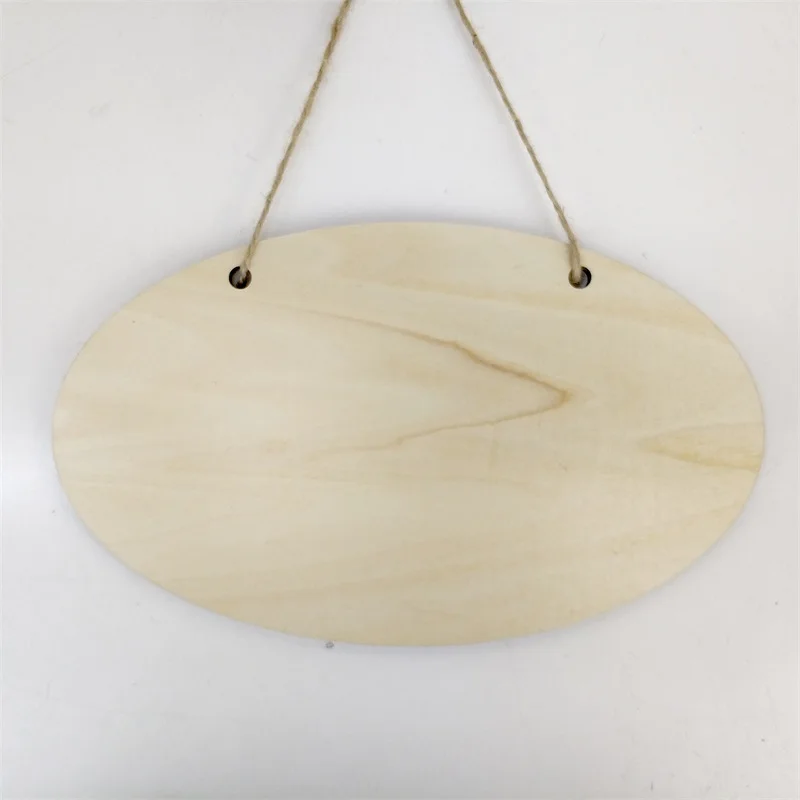 Wood Plaque - Oval