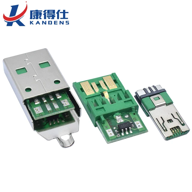 Stadion spille klaver skrivestil Wholesale USB Male Connectors Micro 7 Pin USB Connector USB Type A male  Connector From m.alibaba.com