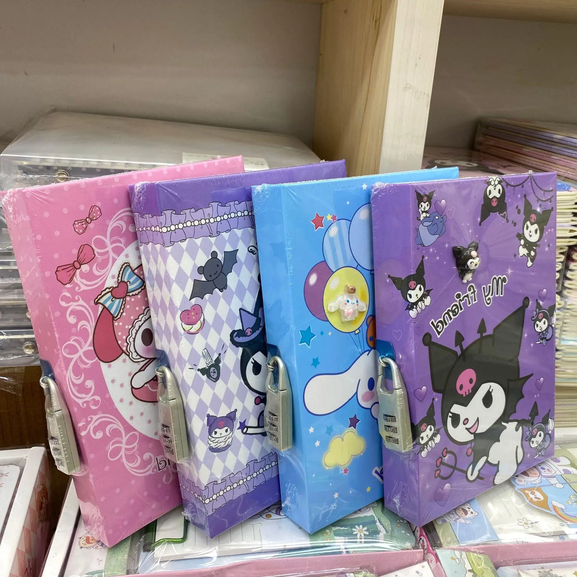 Rio Note Book San-rio Kuromi Mymelody Cinnamoroll Notebook San-rio Family Password ...