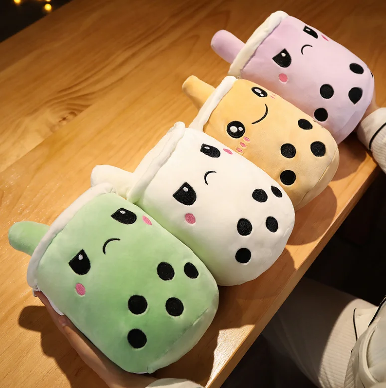 reversible bubble tea plush