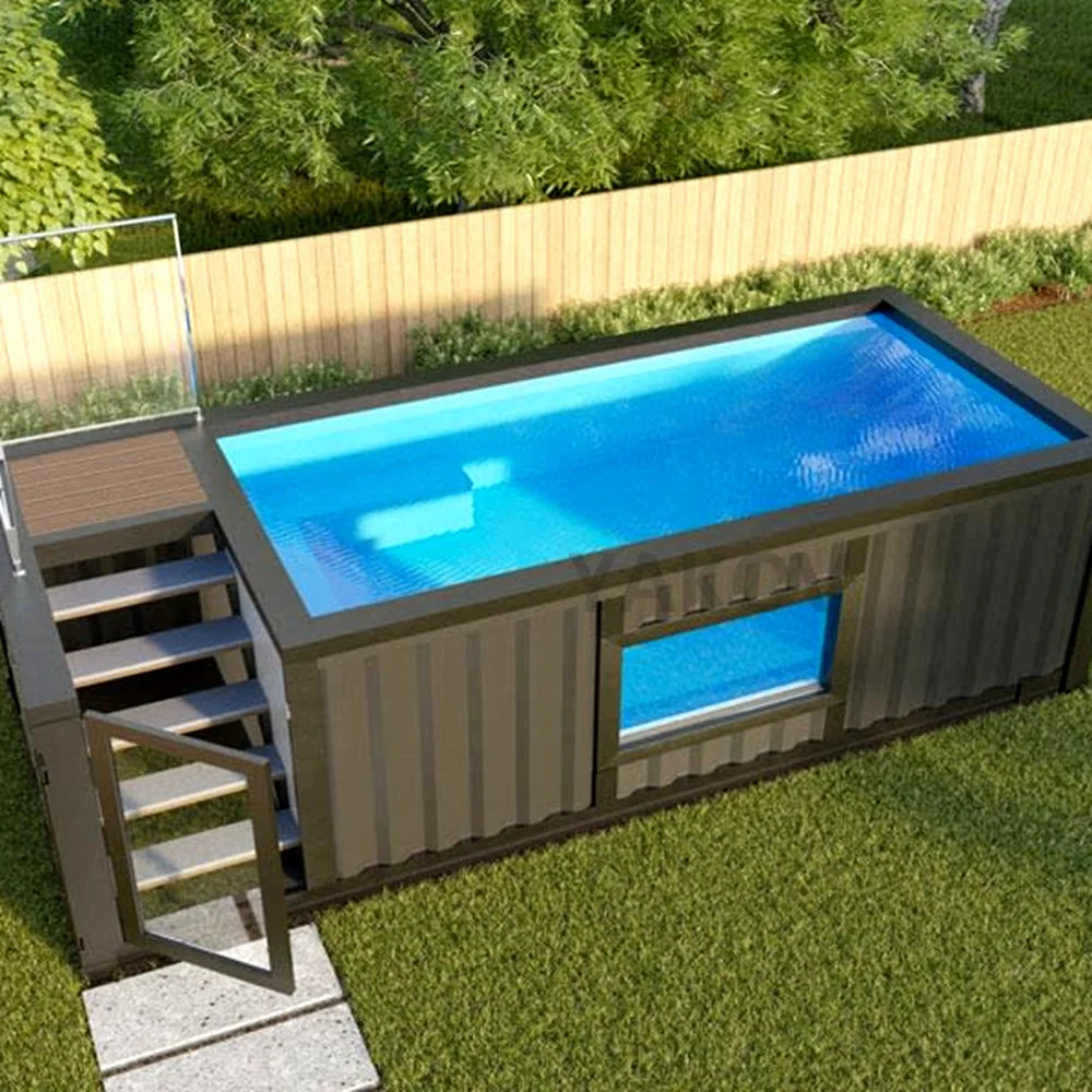 Easy Assembly Prefab 20ft 40ft Australia Fab Container Swimming Pools ...