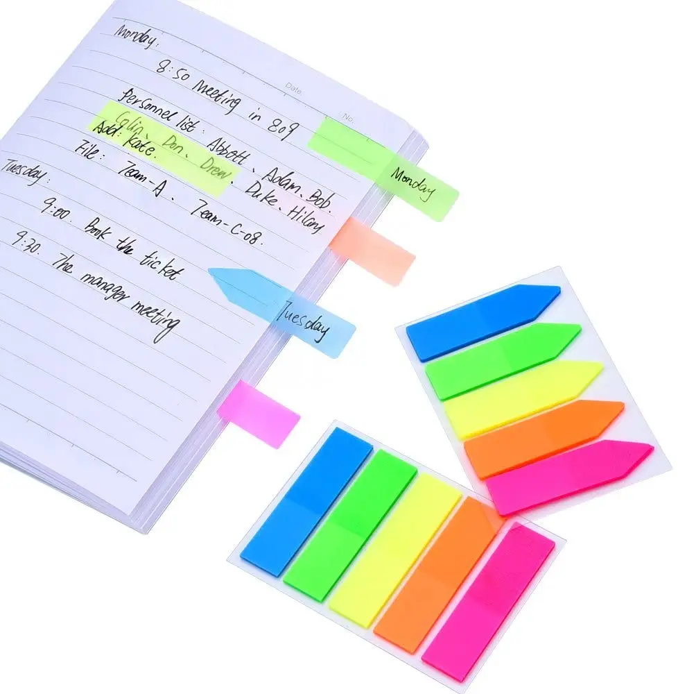 Arrow Flag Tabs Pet Sticky Notes for Page - China Sticky Notes and