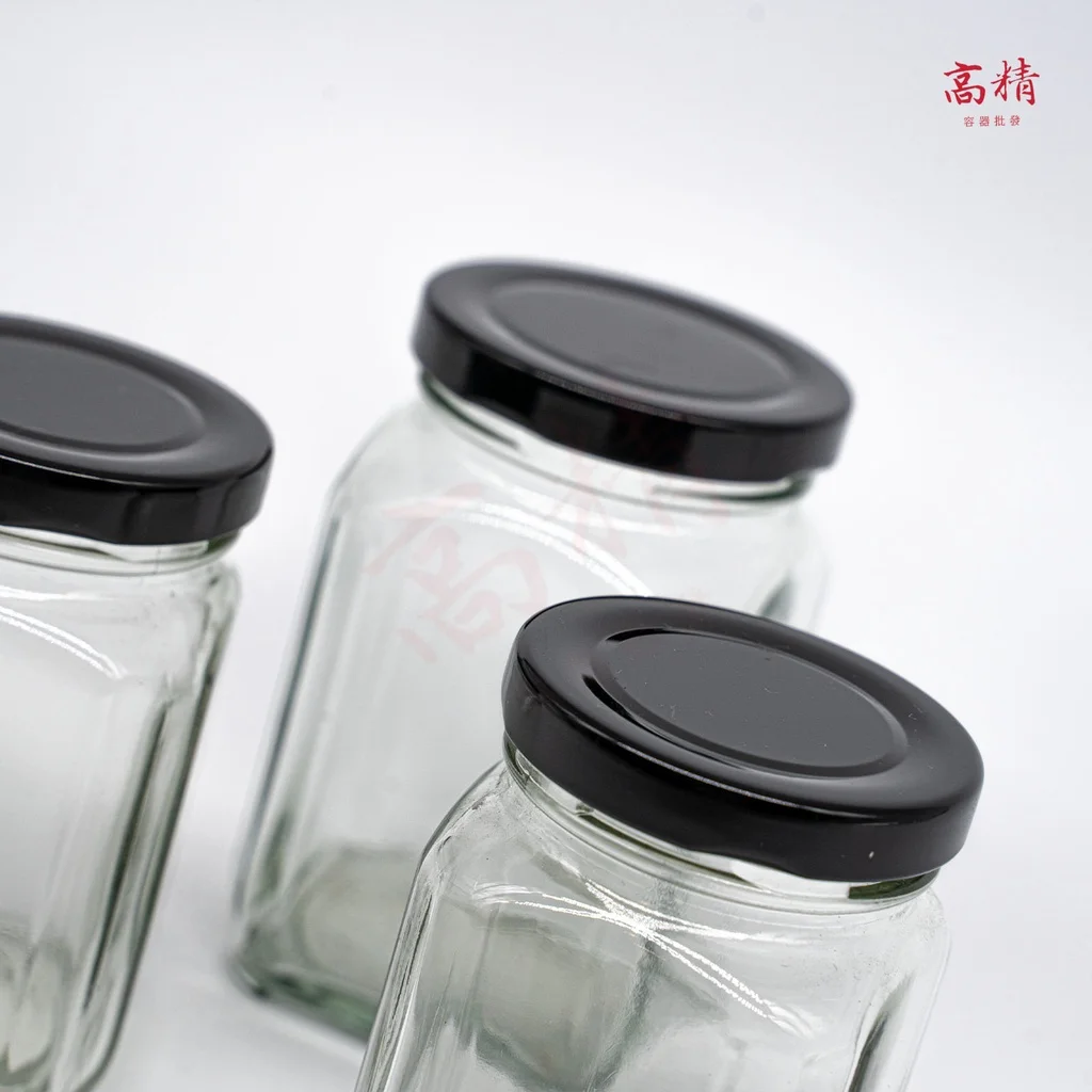 Good Quality Made in Taiwan Multi Purpose Food Grade Sealed Four-Cornered Glass Jar