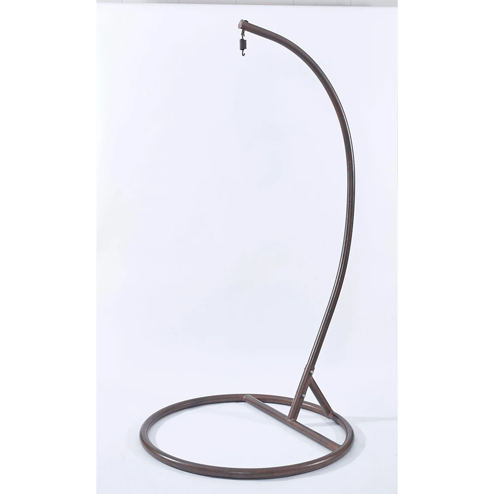 product nu deco durable modern garden hammock patio outdoor furniture rattan wicker swing hanging egg chairs metal stand-3