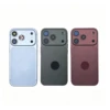 Burgundy red / blue / black