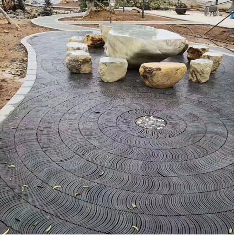 Chinese Courtyard Decorative Semi-Circular Parquet Tile Interior Exterior Landscape Garden Partition Vertical Design Roof Tiles
