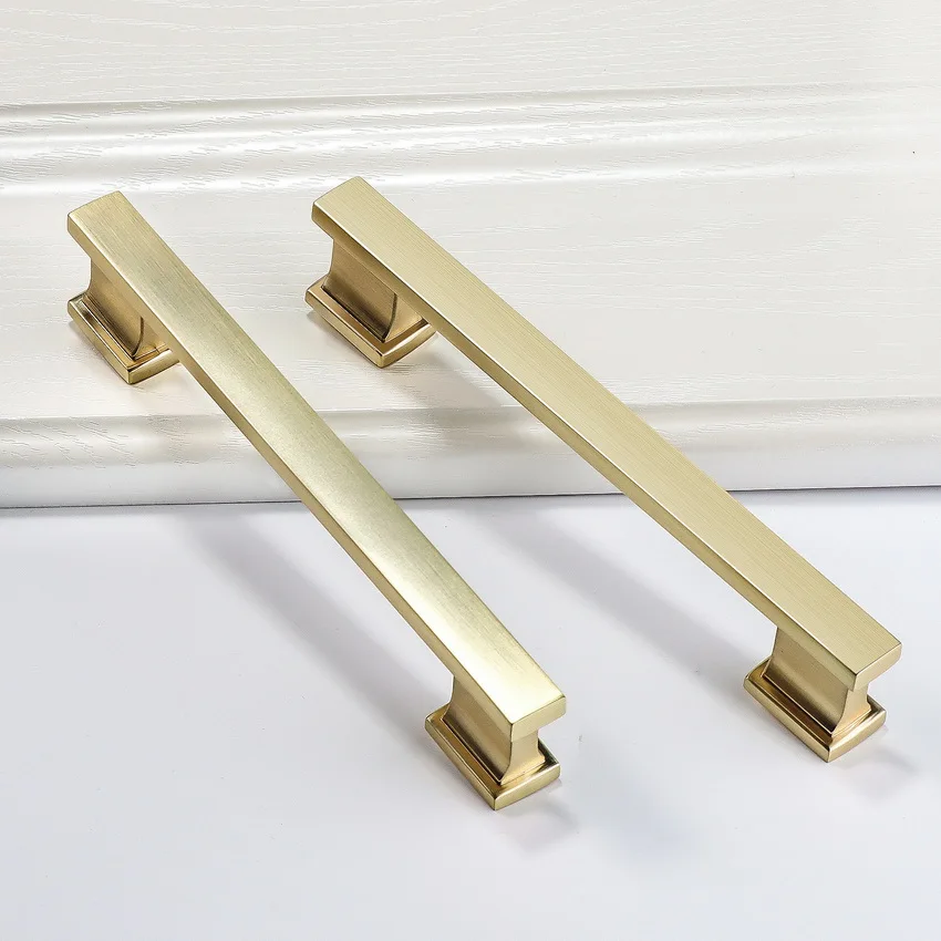 China Manufacturer European Market Best-selling Brushed Gold Hardware ...