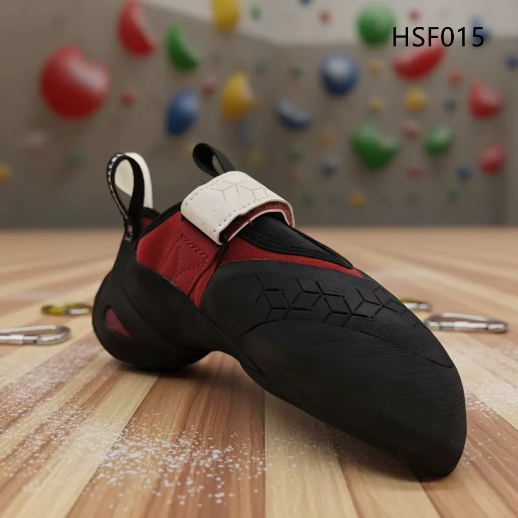 HY,Beginner Training Durable Materials Versatile High Sticky Rock Shoes USA Popular Full Encapsulated Kids Climbing Shoes HSF015