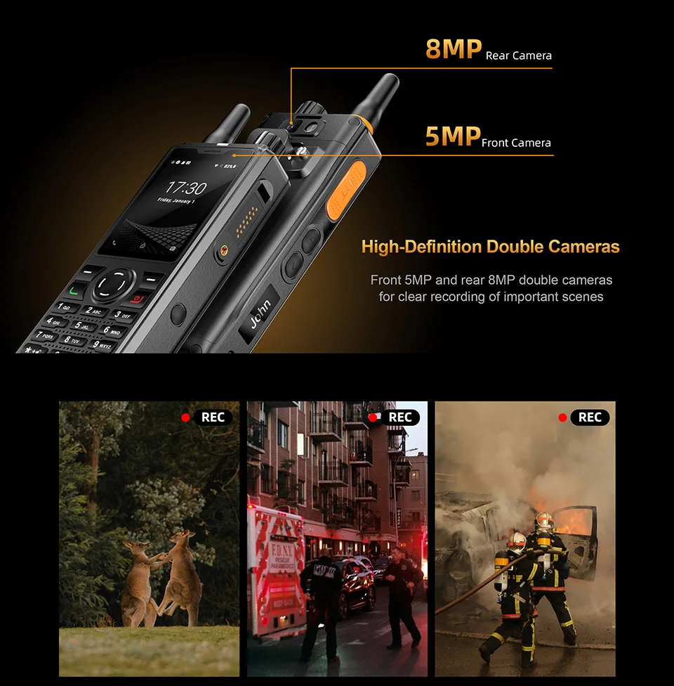 F41 IP54 Waterproof Handheld Two Way Radio 4G LTE Smart Mobile Phone Portable Android PTT POC Long Range Zello Walkie Talkie