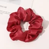 06-Scrunchie effetto seta - Rosso brillante