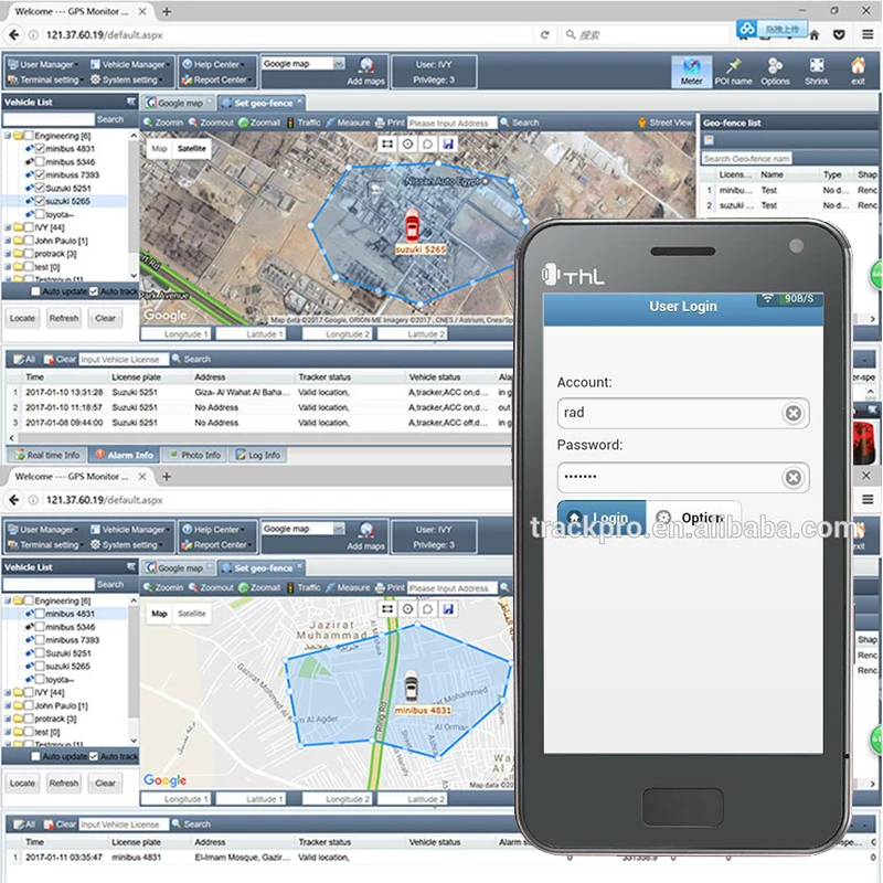 GPS Tracking Software Platform Support Teltonika FMB125 FMB920 FMB120 VT300 VT310 Car Tracking System