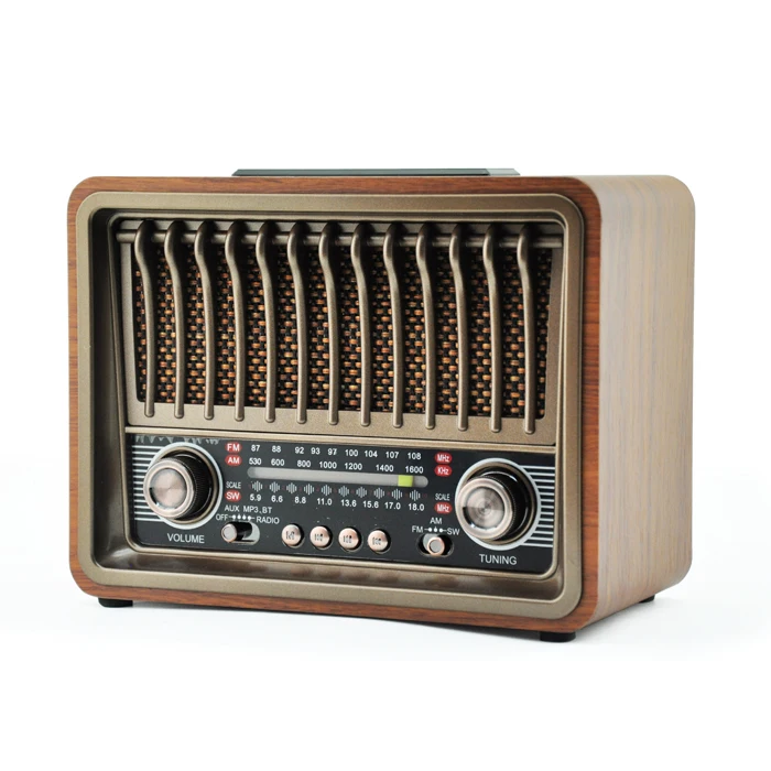 Radio Vintage Retro Am Fm Usb Mp3 Bluetooth Estilo Antiguo