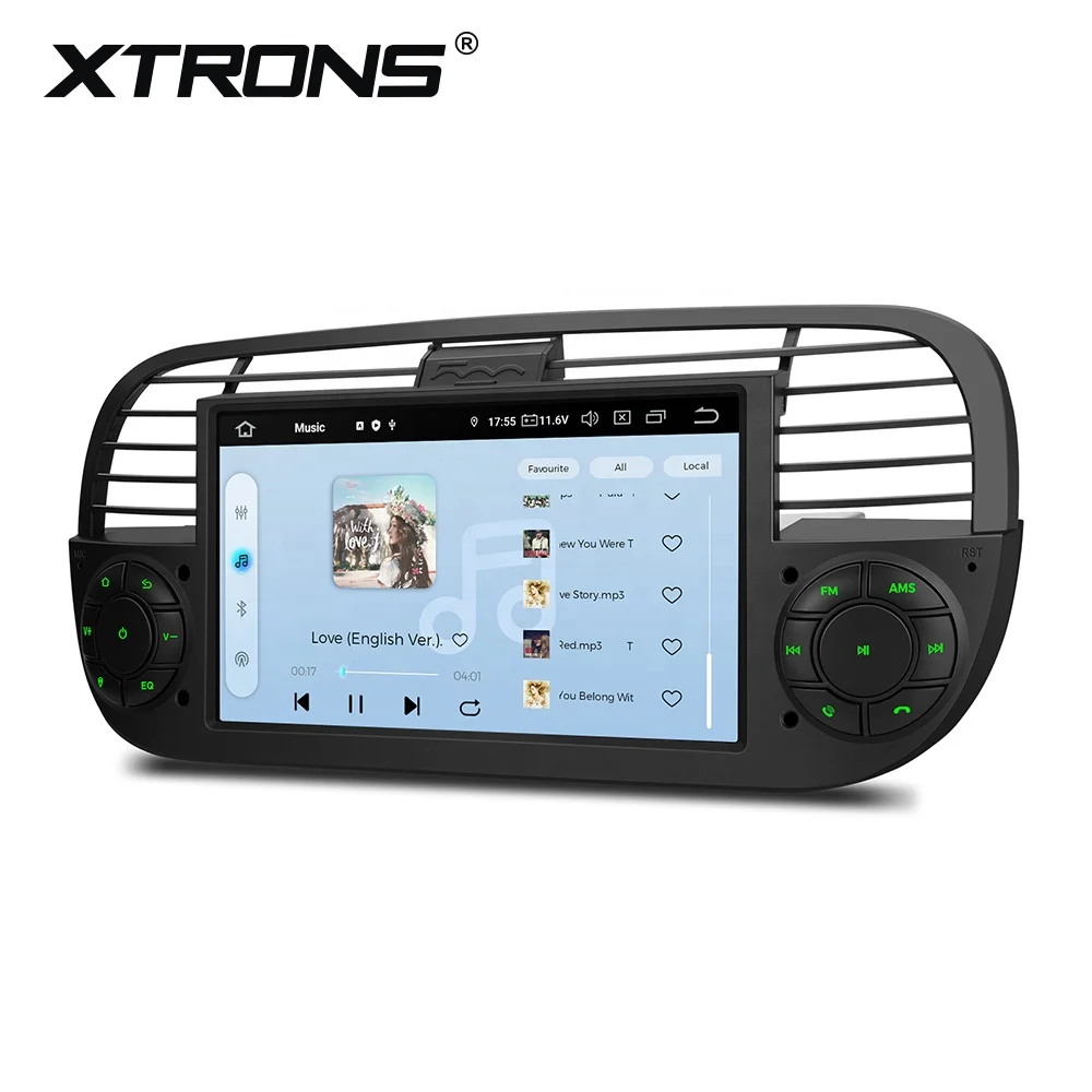 XTRONS 7インチ車載Android 14ナビゲーションシステム・QLED表示・DTS