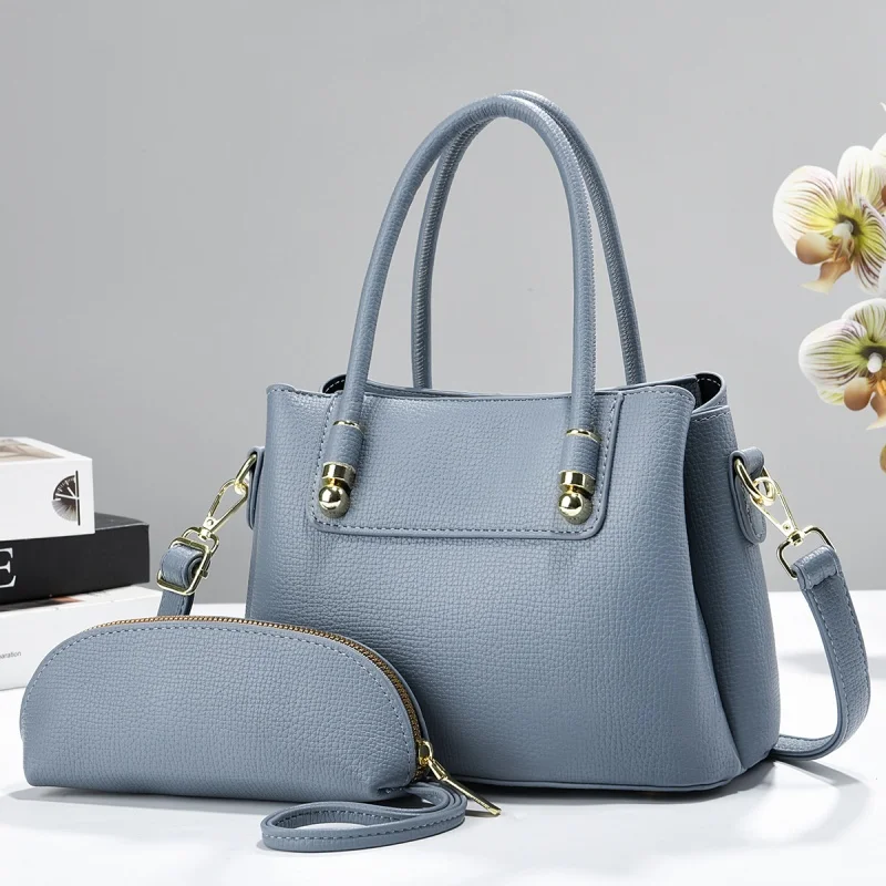 2026 New Arrival Solid Color Crossbody Shoulder Handbags Wallet Simple Casual Style for Daily Use Bags for Women Ladies Bag