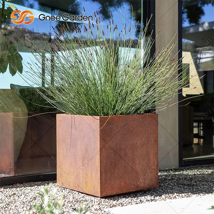 Große Globus-Outdoor-Pflanzgefäße aus Cortenstahl| Alibaba.com