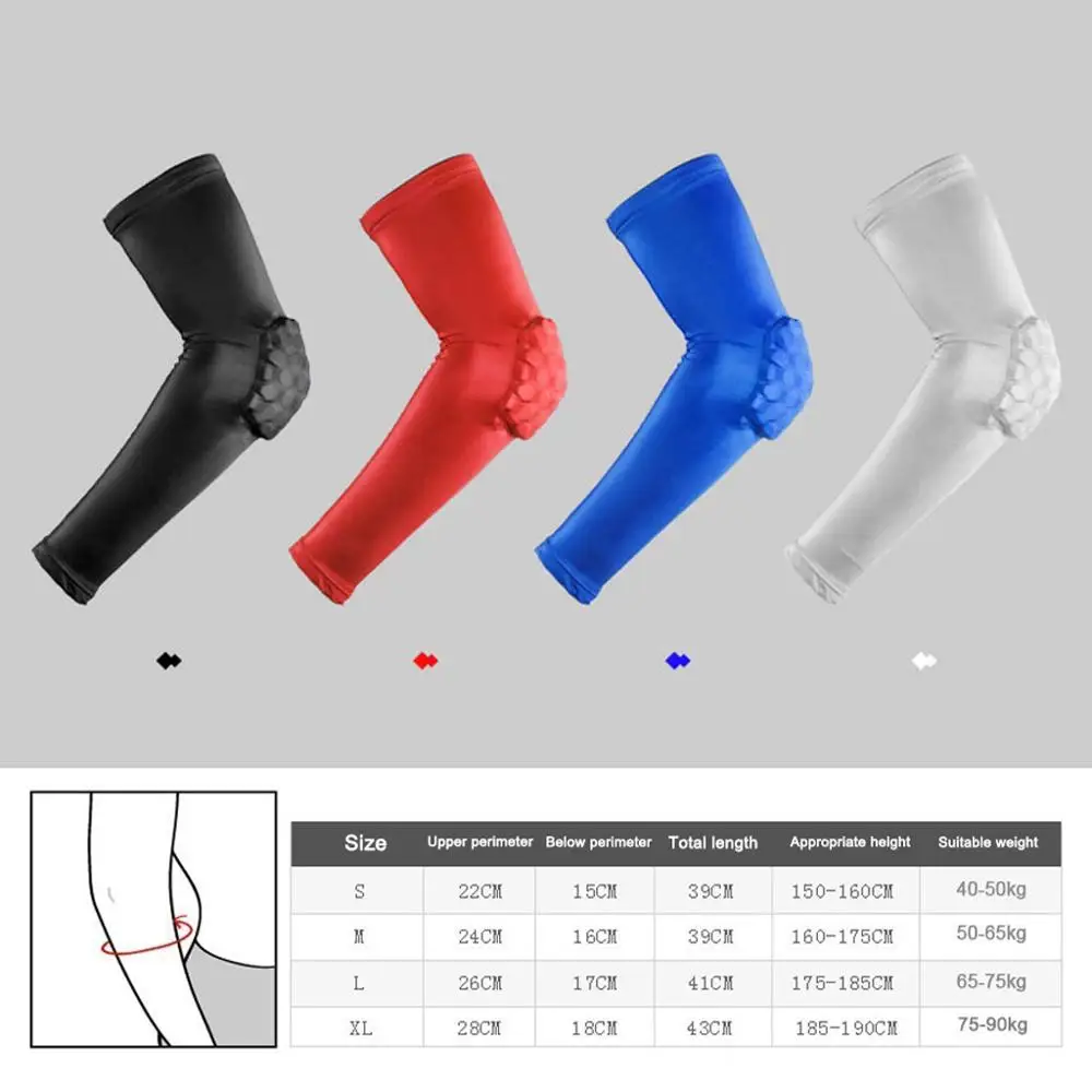 1pcs Arm Sleeve Nonskid Stabilizer Armband Elbow Support Basketball