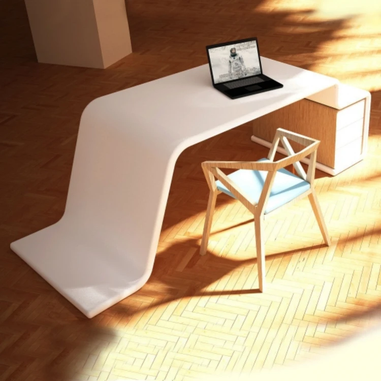 Rounded Desk Edge L Shape - Stylish & Durable Office Table
